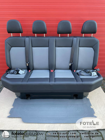 Seat VW Crafter II MAN TGE 2016-2023 quadruple rear four-seats bench ...