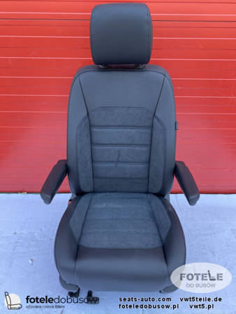VW T6 T5 Fahrersitz Sitze Sitz LEDER alcantara mit armlehnen