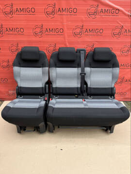 Bench rear triple seat Toyota Proace Verso Traveller Spacetourer Expert Zafira Vivaro