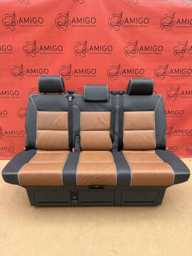 Bench rear triple seat VW T5.1 PanAmericana leather Multivan Caravelle t6