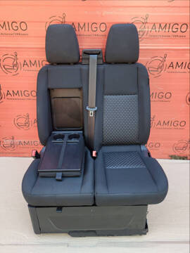 Ford Transit Custom double bench armrest 2017-2023 Capitol airbag heated