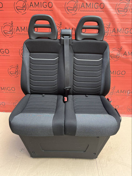 Iveco Daily VI 2014-2022 Seat double front bench cupholder passenger LHD