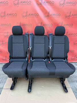 Rear Seat Triple bench single 2+1 MERCEDES W447 Vito Tourer V-Class CALUMA LHD