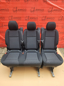 Rear Seats 2+1 bench single seat MERCEDES W447 Vito Tourer Caluma RHD