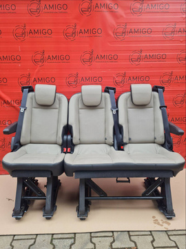 Seat 2+1 Ford Transit Custom 2013-2020 bench rear seats double single LHD