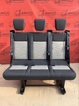 Seat Ford Transit Custom ECKO bench triple rear Shuttle 4th row