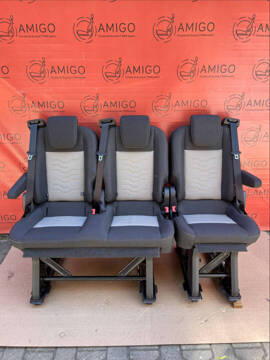 Seat Ford Transit Custom Kombi bench rear seats double single 2nd row RHD ECKO