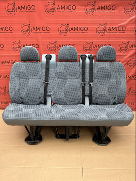 Seat Ford Transit MK7 bench triple rear three-seats isofix