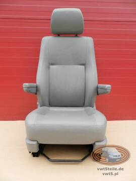 Seat VW T5 Leatherette UK passenger | EU driver comfort adjustments armrests