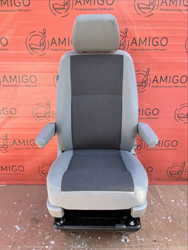 Seat VW T5 T6 Austin grey front EU passenger | UK driver comfort adjustments armrests base airbag
