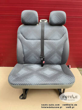 Seat double bench Renault Trafic Opel Vauxhall Vivaro Nissan Primastar 2001-2014