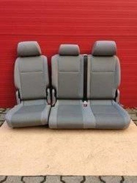 Seat rear bench double VW Caddy second row grey