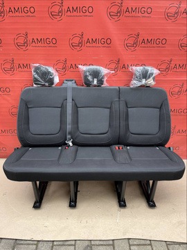 Seat triple bench 2nd row Renault Trafic Opel Vauxhall Vivaro NV300 Talento JAVA RHD 