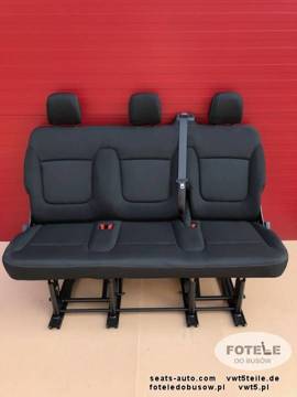 Seat triple bench Renault Trafic Opel Vauxhall Vivaro NV300 Talento belts set