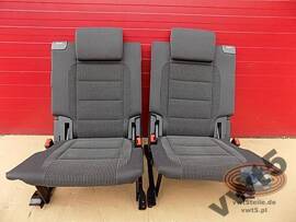 VW Touran 2003-10 rear folding seats set left right dark grey 3rd row