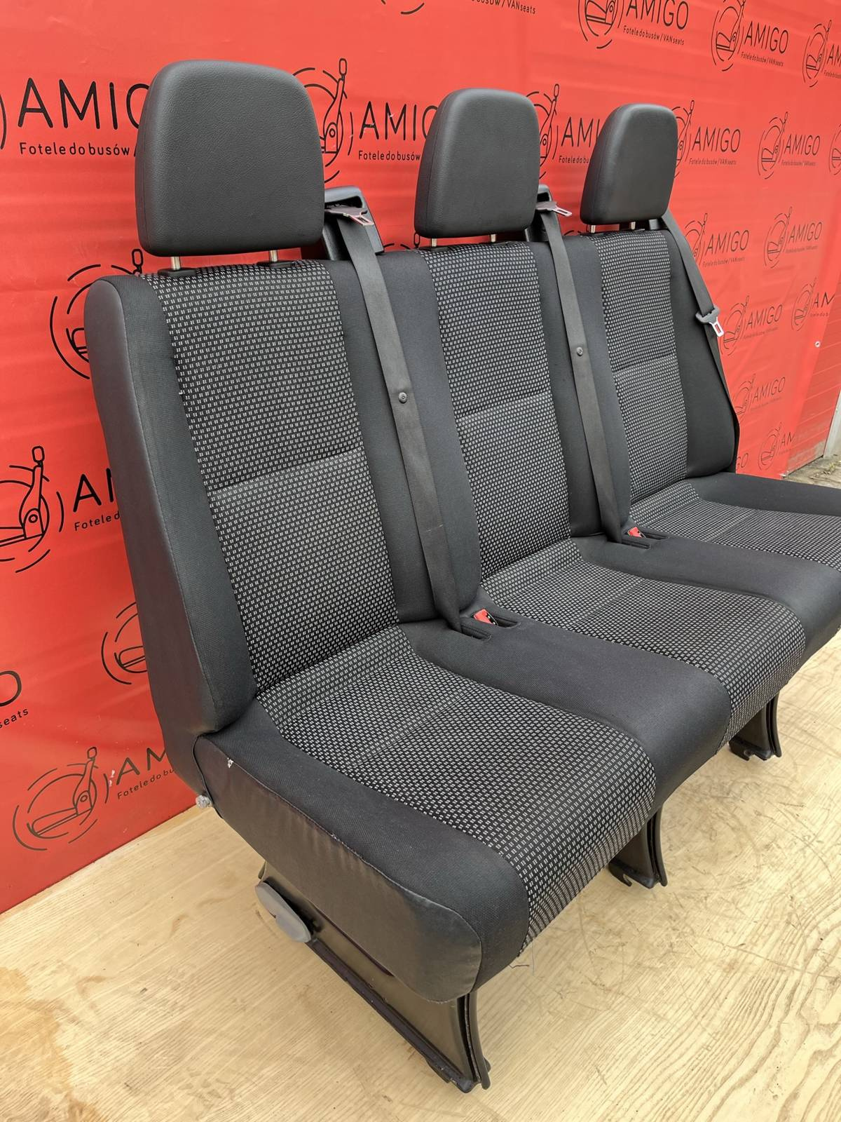 Seat Mercedes Sprinter W Vw Crafter I Rear Triple Bench Brassao Rear Seat