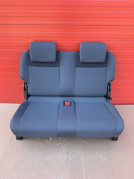 VW Caddy MAXI Seat rear bench double third row grey