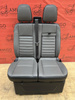 Ford Transit Custom Sitzbank Beifahrersitzbank Sitz Salerno Leder Dark Palazzo
