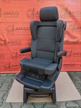 Sitz VW T5.1 T5 Multivan Caravelle Cheyenne anthrazit schwenkbar hinten für Kind