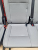 VW T6.1 Bench rear double single seat Palladium mesh LHD