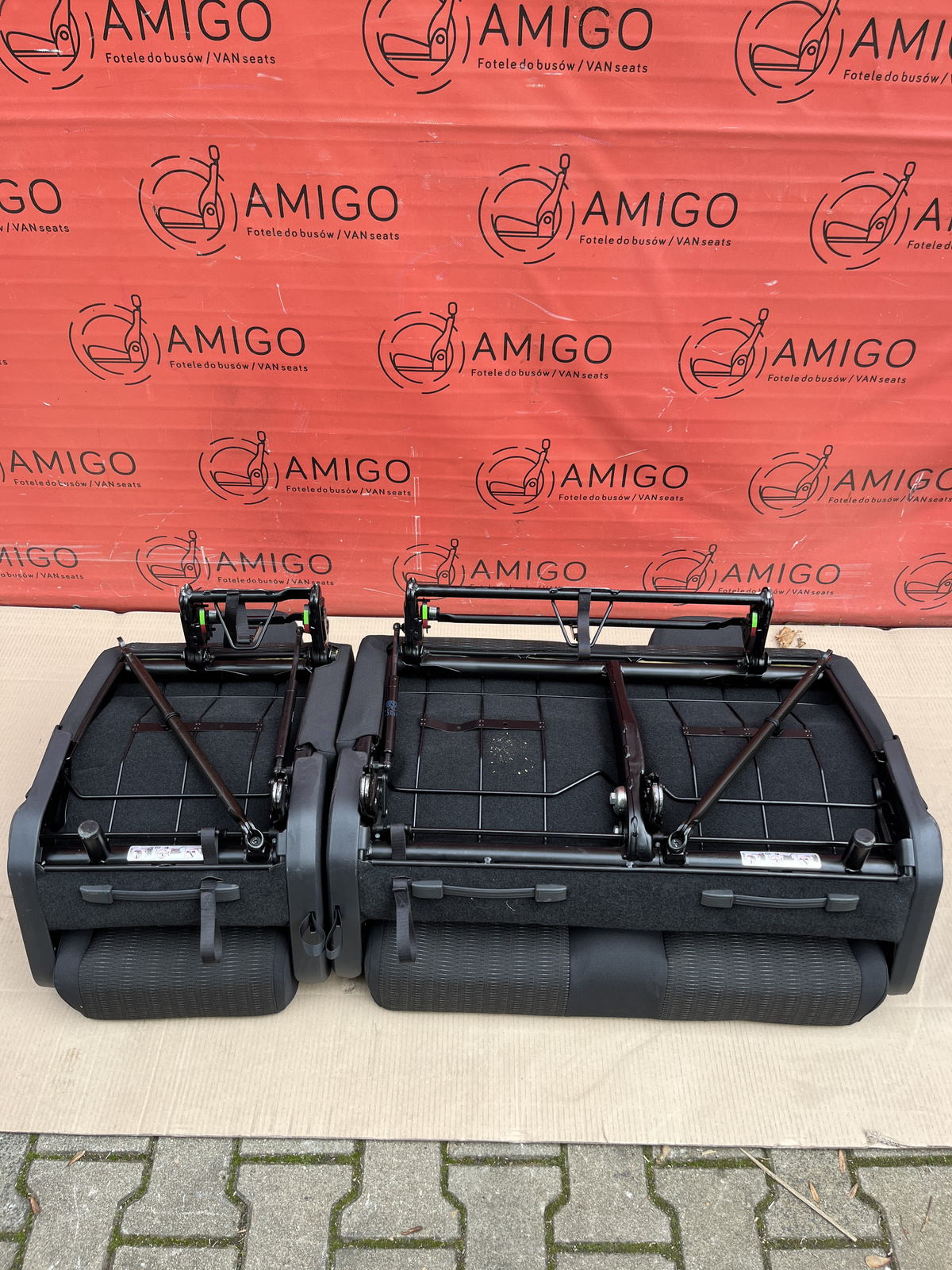 VW Caddy Sitz zweite Sitzreihe 2er Sitzbank Klappsitz PANDU