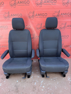 Driver passenger Captain seats seat VW T6 Caravelle t5 Kutamo airbag