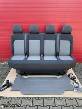 Seat VW Crafter II MAN TGE 2016-2025 Sitzbank Sitz Fahrgastraum Hinten Vier Sitz