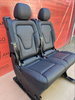 Mercedes V-Klasse Marco Polo W447 Leder Lugano Schwarz Sitzbank Sitz 2er