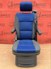 VW T5 Sitz Multivan Hinten Einzelsitz Anthrazite Blau Duo ISOFIX T6