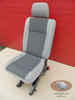VW T5 T6 seat rear single second row Timo grey LHD | SET BELT MOUNTS