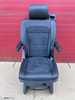 VW T6 Drehsitz Multivan Sitz Hinten Einzelsitz Schwarz Leder Alcantara ISOFIX T5