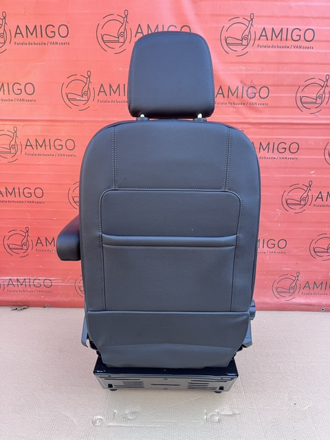 Fotel pasażera Ford Transit Custom SPORT skóra DYNAMO podgrzewany Airbag