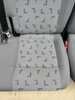 VW T5.1 T5 SET Sitzbank hinten Doppel Einzelsitz Grau 2. Reihe + Gurte Halterungen RHD