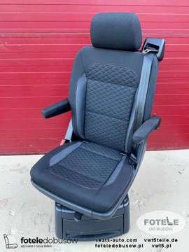 VW T6 T6.1 Drehsitz Multivan Sitz Hinten Einzelsitz Schwarz titan JOIN T5