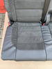 Bench rear triple seat VW T5 T6 titan black alcantara leather Multivan Caravelle t5