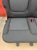 Seat triple bench Renault Trafic Opel Vauxhall Vivaro NV300 Talento Connect Black