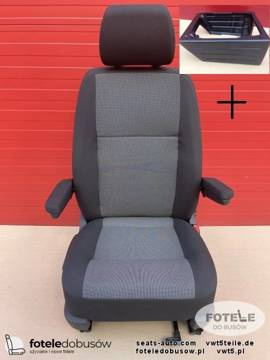 VW T5 T6 Austin Beifahrersitz Sitze Armlehnen mit Sitzkonsole
