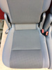 Seat rear bench double VW Caddy second row grey