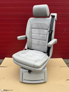 VW T6 Multivan Sitz Einzelsitz Drehsitz Leder grau Moonrock ISOFIX T5