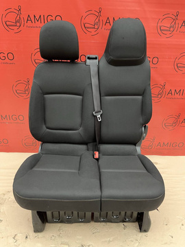 Renault Trafic Vivaro Talento NV300 Beifahrersitzbank Sitzbank Doppelbank Kario 2016-23