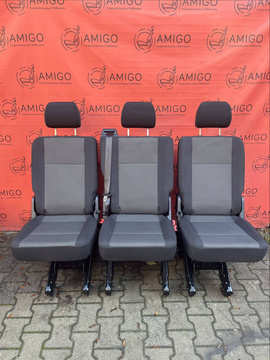 VW T6.1 T6 T5 Sitzbank BRICKS Sitz Sitze 3er Bus 3x Einzelsitz 1+1+1