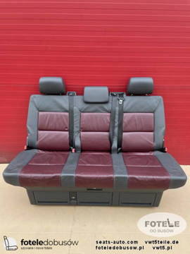 VW T5 Sitzbank Multivan Sitz Schlafsitzbank Schlafbank Anthrazite CONCERT Leder