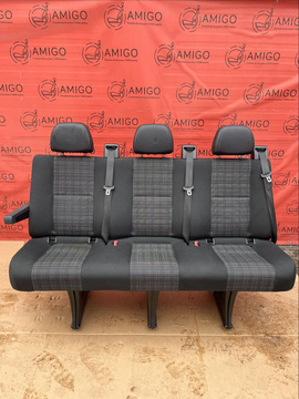 Seat Mercedes Sprinter 906 VW Crafter I 2006-2016 rear triple bench Tunja isofix