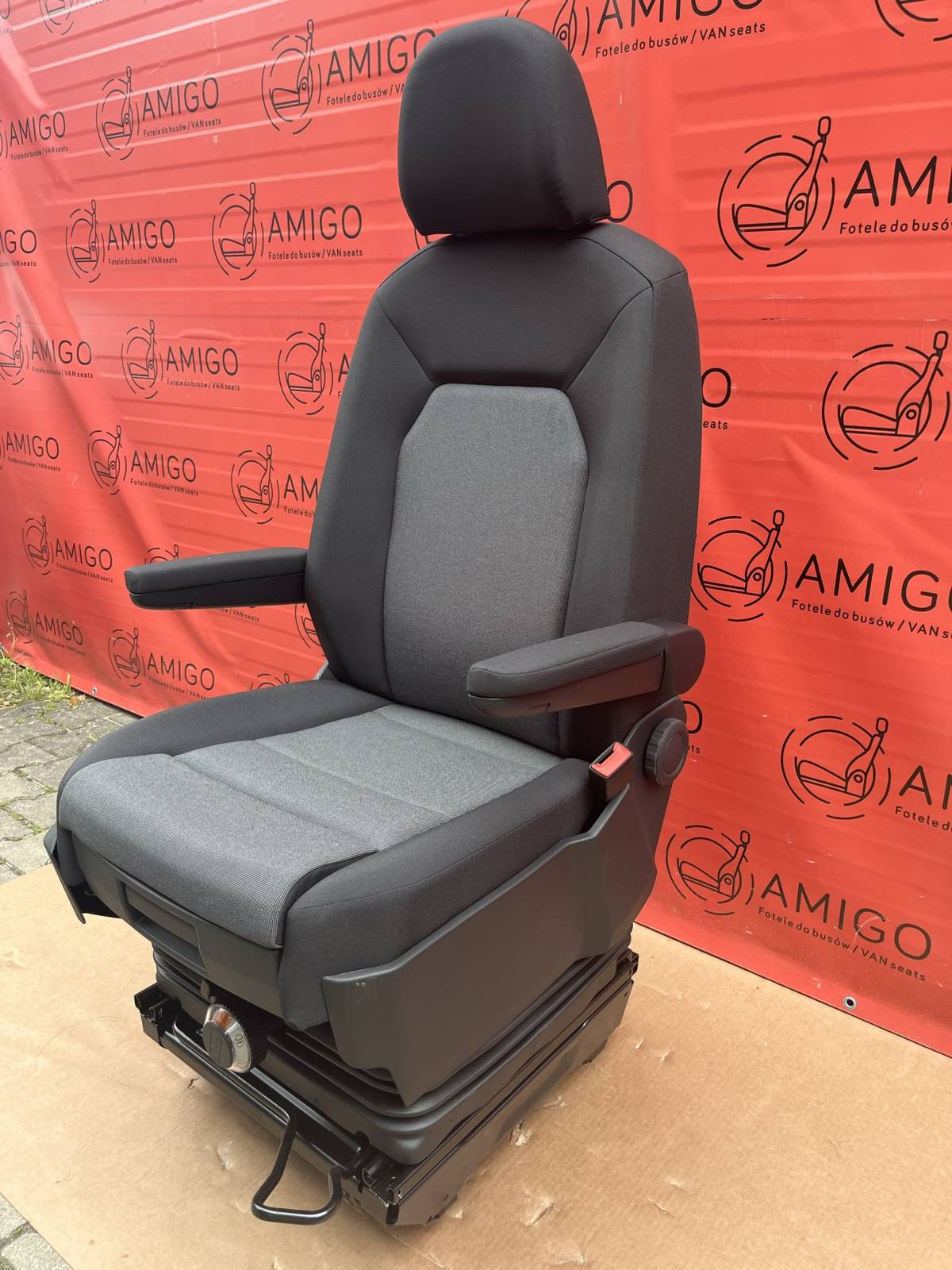 Fotel przód pasażera pneumatyczny ErgoComfort VW Crafter II MAN TGE 2016-25