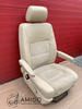Seat VW T5 front UK passenger | EU driver Beige Leather adjustments armrests