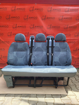 Sitz Ford Transit MK7 Sitzbank dreifach hinten drei Sitze isofix