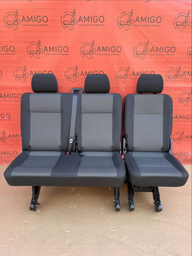 Kanapa VW T6.1 T6 T5 Caravelle BRICKS fotel dwuosobowy+pojedynczy RHD