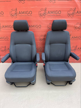 Fotele przód VW T5 T6 Caravelle kierowcy pasażera antracyt DUO