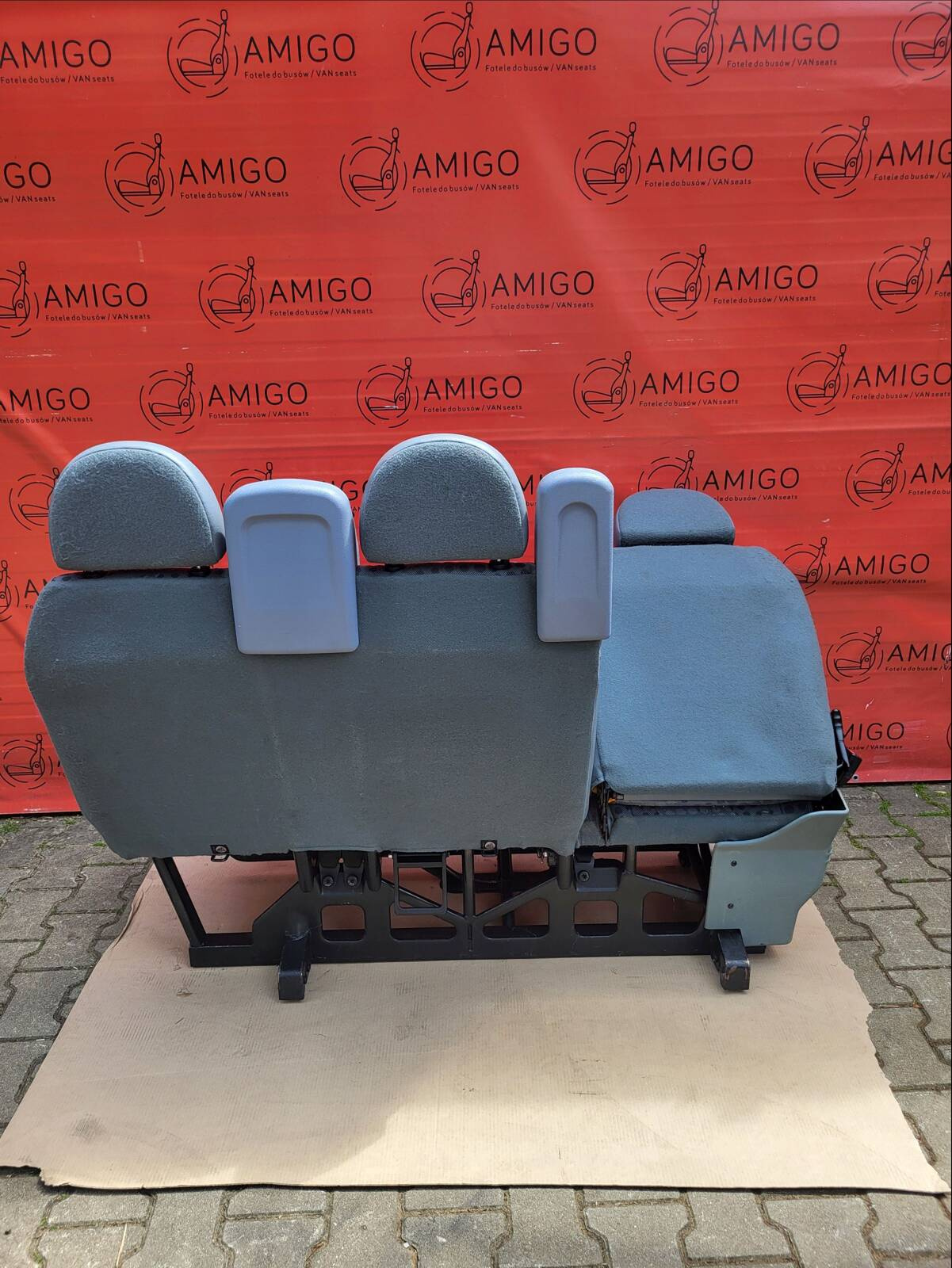 Seat Ford Transit MK7 bench triple rear three-seats isofix