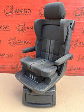 VW T5 T5.1 Drehsitz Multivan MATCH Sitz Hinten Einzelsitz kindersitze ISOFIX